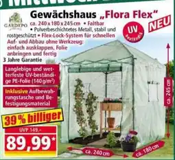 Norma Gewächshaus flora flex Angebot