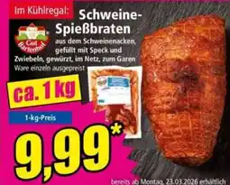 Norma Schweine spießbraten Angebot