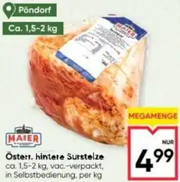 Maximarkt Österr. hintere surstelze Angebot