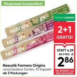 Maximarkt Nescafé farmers origins Angebot
