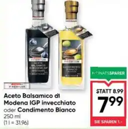 Maximarkt Aceto Balsamico di Modena IGP invecchiato oder Condimento Bianco Angebot