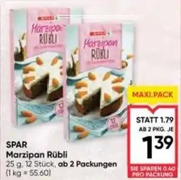 Maximarkt Spar marzipan rübli Angebot