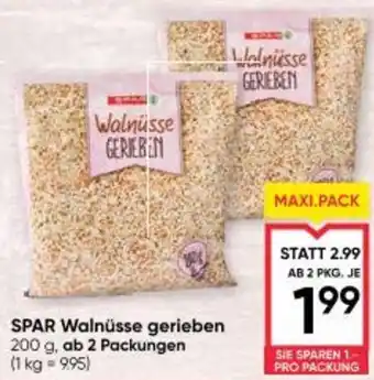 Maximarkt Spar walnüsse gerieben Angebot