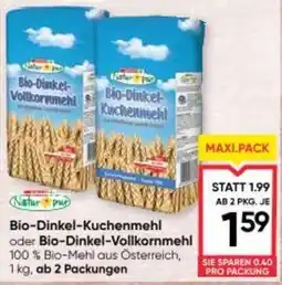 Maximarkt Bio-dinkel kuchenmeht oder bio dinkel vollkornmehl Angebot