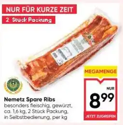 Maximarkt Nemetz spare ribs Angebot