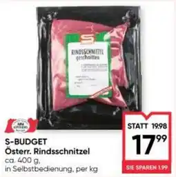 Maximarkt S budget österr. rindsschnitzel Angebot