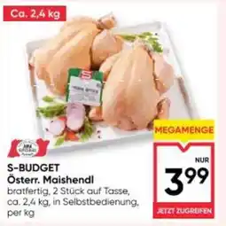Maximarkt S-budget österr. maishendl Angebot