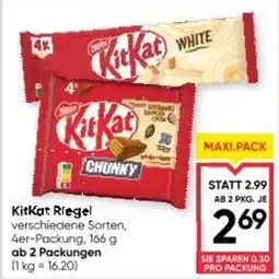Maximarkt Kitkat riegel Angebot