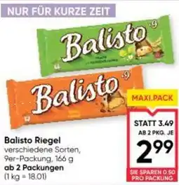 Maximarkt Balisto riegel Angebot