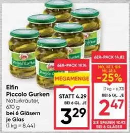Maximarkt Elfin piccolo gurken Angebot