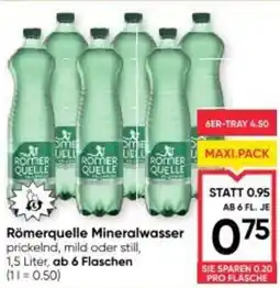 Maximarkt Römerquelle mineralwasser Angebot