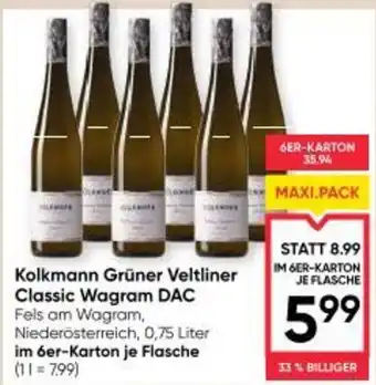 Maximarkt Kolkmann grüner veltliner classic wagram dac Angebot