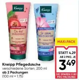 Maximarkt Kneipp pflegedusche Angebot