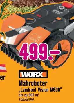 Hornbach Mähroboter landroid vision Angebot