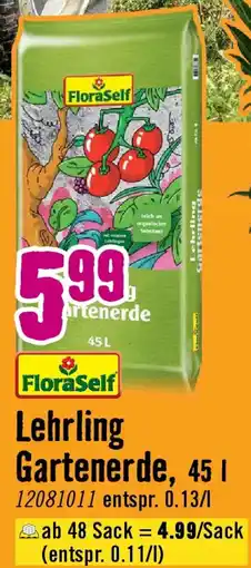 Hornbach Floraself lehrling gartenerde, Angebot