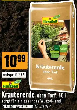 Hornbach FloraSelf Kräutererde Angebot