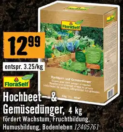 Hornbach Floraself hochbeet- und gemüsedünger Angebot
