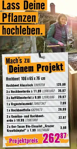 Hornbach Mach's zu deinem projekt hochbeet Angebot
