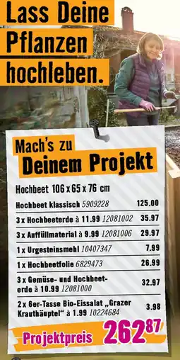 Hornbach Mach's zu deinem projekt hochbeet Angebot