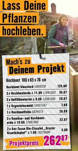 Hornbach Mach's zu deinem projekt hochbeet Angebot