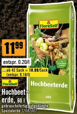 Hornbach Floraself hochbeeterde Angebot