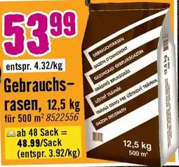 Hornbach Gebrauchsrasen Angebot