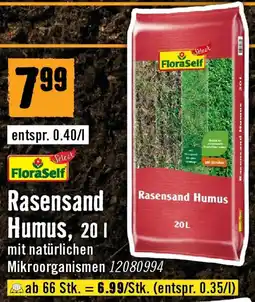 Hornbach Floraself rasensand humus Angebot