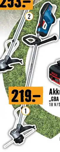 Hornbach Akku-rasentrimmer grt 18v-33 Angebot