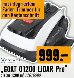 Hornbach Ecovacs robotics goat 01200 lidar pro Angebot