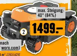 Hornbach Worx landroid vision wr340e Angebot