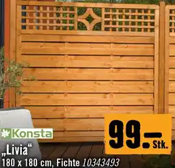 Hornbach Zaunelemente Konsta Livia Angebot