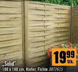 Hornbach Zaunelemente solid Angebot