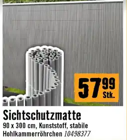 Hornbach Sichtschutzmatte Angebot