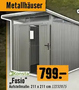 Hornbach Gartenhaus konsta fusio Angebot