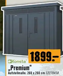 Hornbach Gartenhaus konsta premium Angebot
