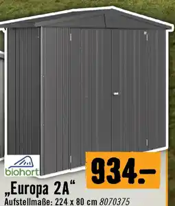 Hornbach Geraetehaus biohort europa 2a Angebot