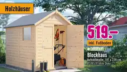 Hornbach Konsta blockhaus Angebot