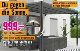 Hornbach Pergola mit stoffdach Angebot
