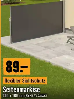 Hornbach Seitenmarkise Angebot