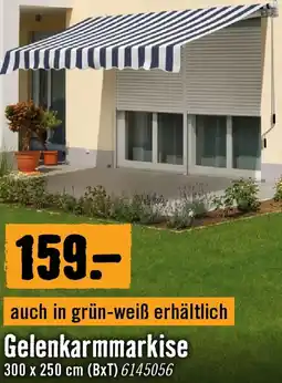 Hornbach Gelenkarmmarkise Angebot