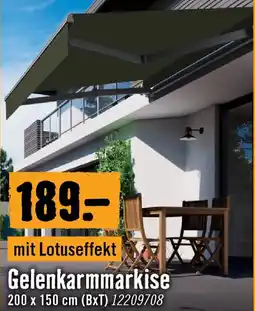 Hornbach Gelenkarmmarkise Angebot