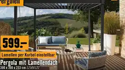 Hornbach Pergola mit lamellendach Angebot