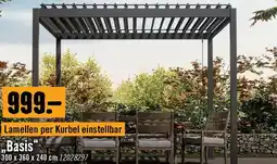 Hornbach Mirador pergola basis Angebot