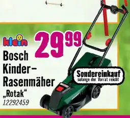 Hornbach Kinder rasenmäher klein bosch Angebot