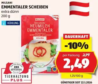 Hofer Milsani emmentaler Angebot