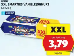 Hofer Nestlé smarties vanillejoghurt Angebot