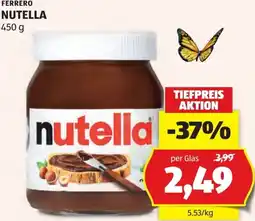 Hofer Ferrero Nutella Angebot