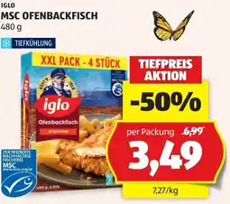 Hofer Iglo msc ofenbackfisch Angebot