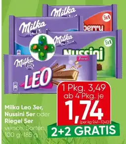 Spar Milka Riegel Leo Angebot