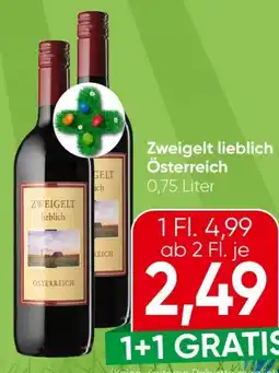 Spar Zweigelt lieblich Österreich Angebot